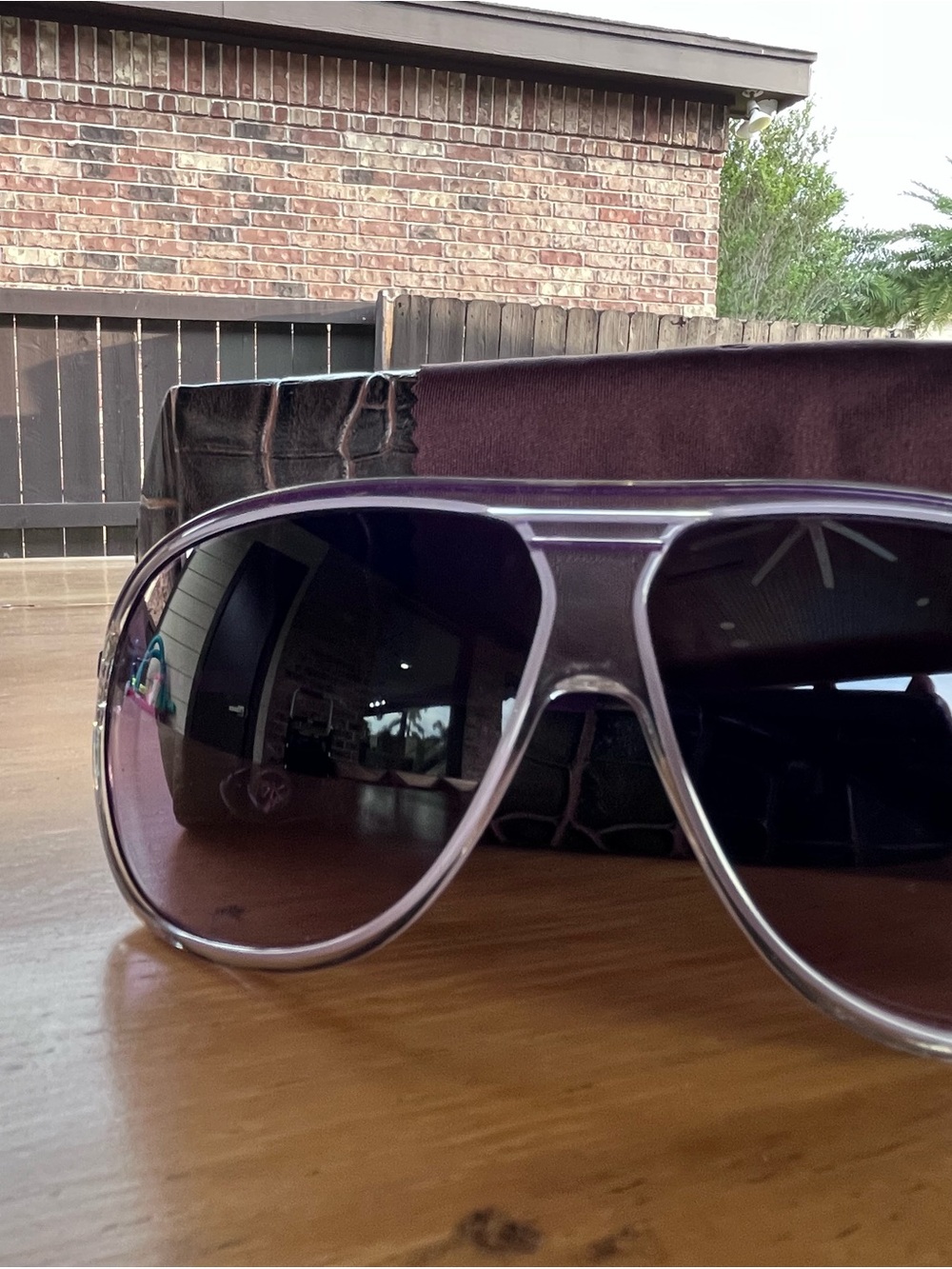 Michael Kors Purple aviator sunglasses